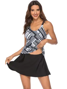 

2019 cross-border exclusive explosive lotus leaf edge plain high waist fresh split swimsuit in European and American markets