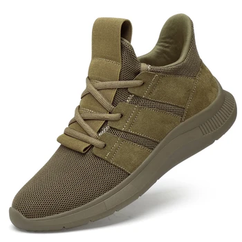 

6CM Height Increase Invisible Elevator Outdoor Shoes Men Casual Sneakers Fashion Comfortable Men Shoes Khaki Black Size 37-44