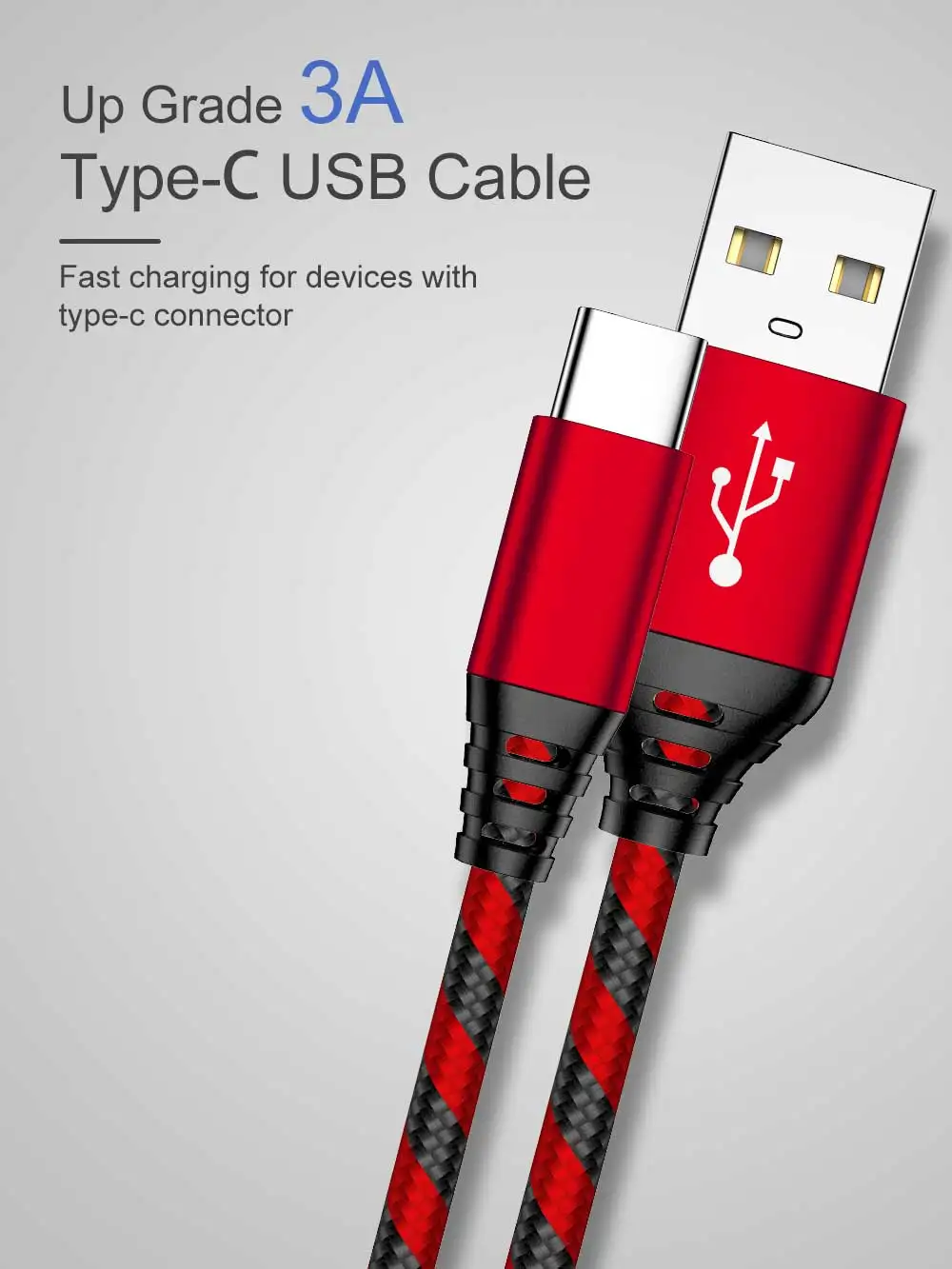 MUSTTRUE USB кабель type C быстрое зарядное устройство для oneplus7t samsung a70 кабель type-C кабель для передачи данных для redmi note7 USBC провод для зарядки телефона