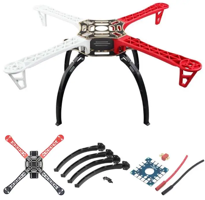ตัวเลือกสินค้า โดรน F450 พร้อมกล้อง ชุดล้อไฟ ชุดโครง 450 สำหรับ RC MK MWC มัลติคอปเตอร์ 4 แกน ควอดคอปเตอร์ เฮลิคอปเตอร์ มัลติโรเตอร์ พร้อมชุดล้อลงจอด