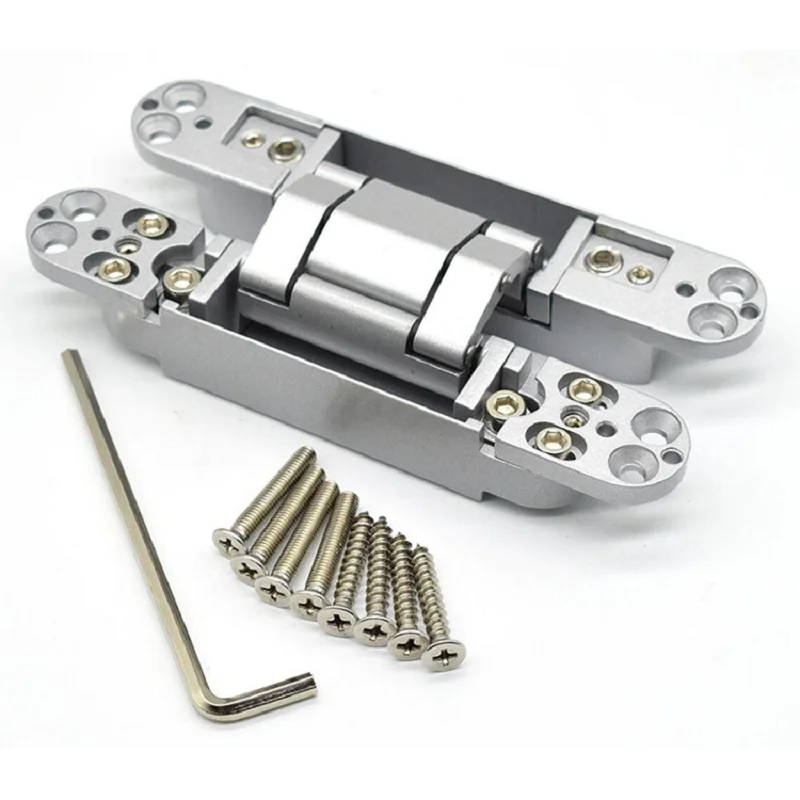 Indoor wood door bearing hidden hinges 180 degree