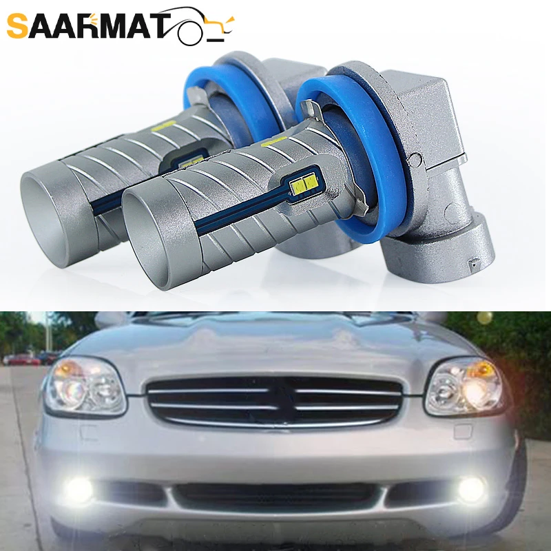 2pcs Canbus Led Drl H8 H11 Lampen Nebel Lichter Tagfahrlicht Lampe Fur Mercedes Benz Cls W219 C219 E Klasse W211 W212 W221 W164 12v Signal Lamp Aliexpress