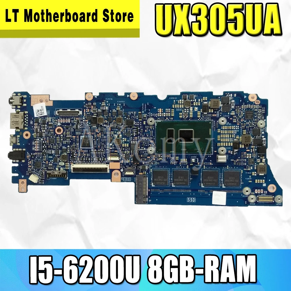 ^Cheap Akemy UX305UA Laptop Motherboard For ASUS UX305UA UX305U U305U mainboard 100% test OK I5-6200U 8GB-RAM ^Cheap Akemy UX305UA Laptop Motherboard For ASUS UX305UA UX305U U305U mainboard 100% test OK I5-6200U 8GB-RAM