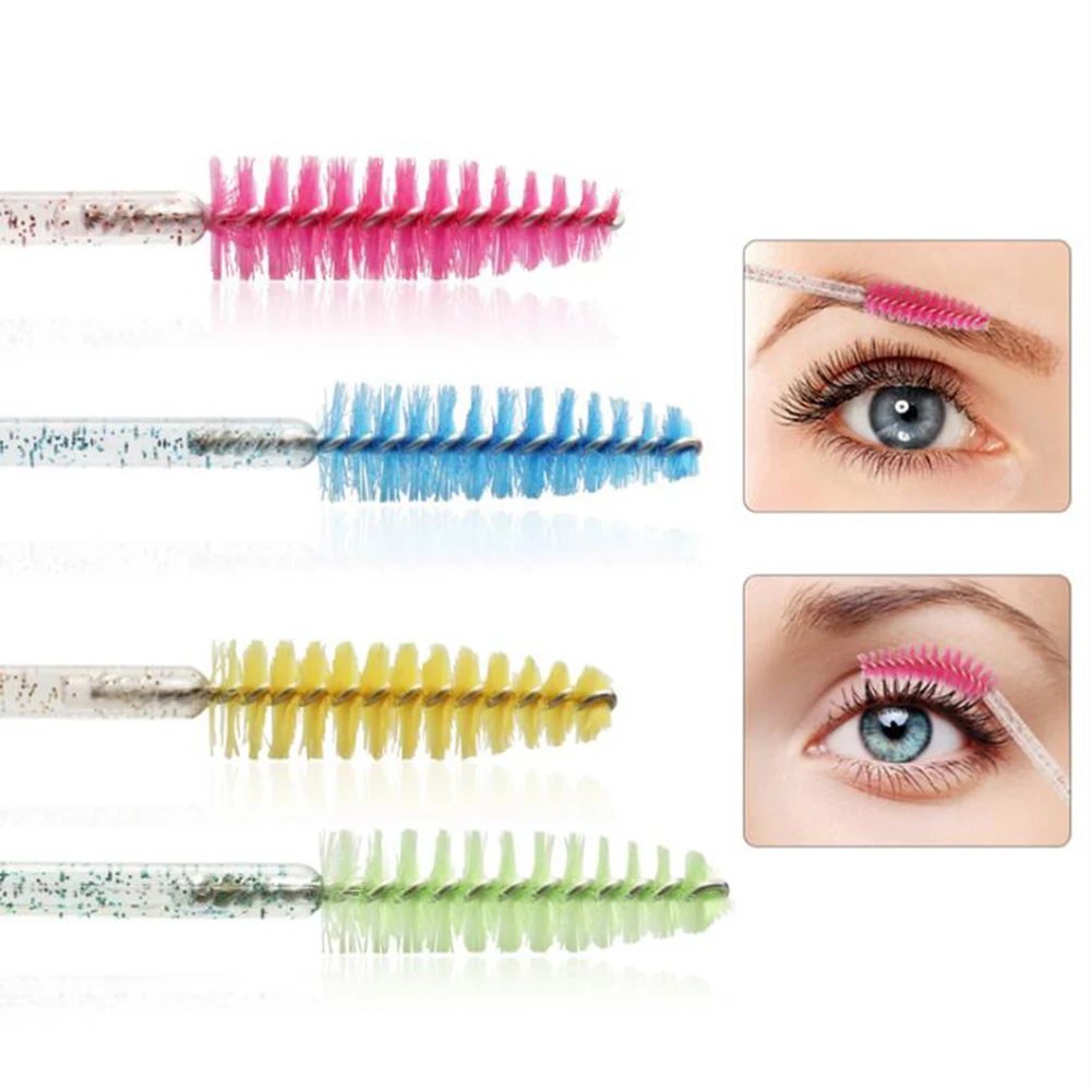 

MJS 100 Eyelash Extension Extension Brush Makeup Brush False Eyelash Comb Eyelash Joint Material Eye Adapter