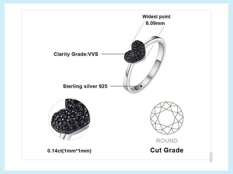 Hdee07976a1bd43a88537e724aa27fc26J JewelryPalace Heart Natural Black Spinel Ring 925 Sterling Silver Rings for Women Engagement Ring Silver 925 Gemstones Jewelry