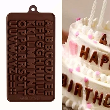 

Baking Accessories Cream Cake 26 Alphabet Decorating Tools Chocolate Mold Bakery Accessories Pastry Cake Design Silicon Mold