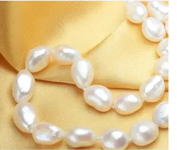 

select colour Jewelry Hot selling Baroque Pearl Necklace For Everyday Trendy New Fine Jewelry Pearl 9-10mm