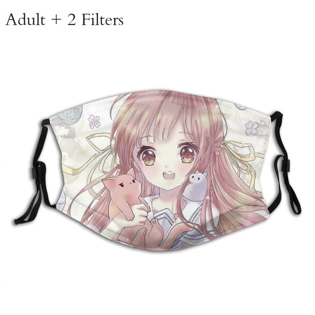 Маска для рта Furuba многоразовая с фильтрами адаптации к фильмам | Красота и