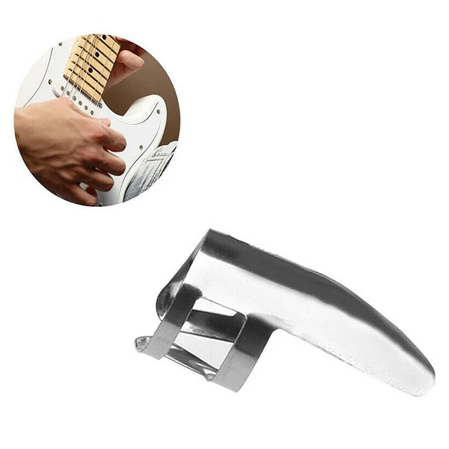 6Pcs Finger Picks Stainless Steel Metal Banjo Ukulele Guitar Picks