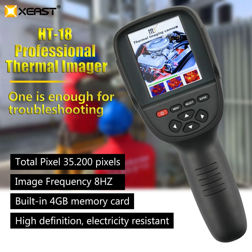 Фотоаппарат с инфракрасным тепловизором HT 18High Definition HD обнаружитель теплого пола