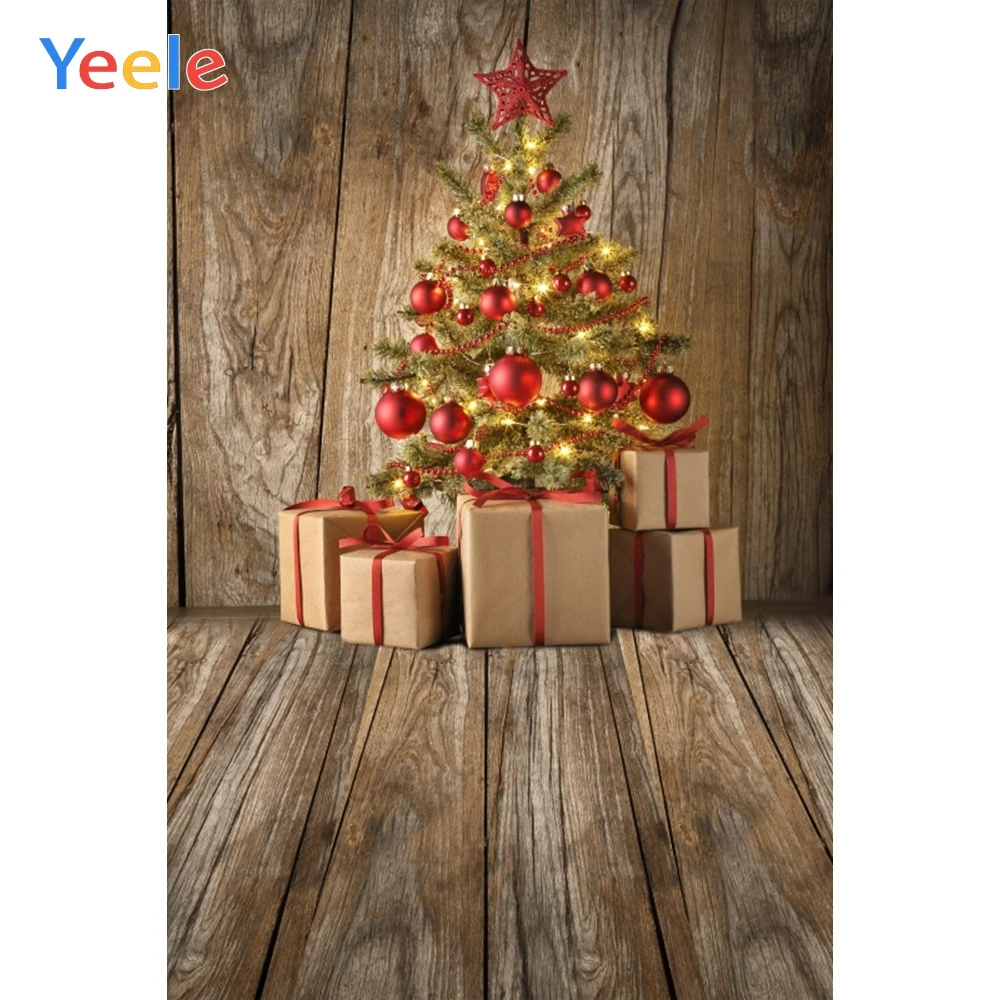 

Yeele Christmas Photocall Chalet Decor Pine Gifts Photography Backdrops Personalized Photographic Backgrounds For Photo Studio