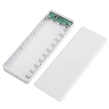 

Ordinary Version 10*18650 Powered Bank Case Dual USB DIY 18650 battery Holder Charging Box with Indicator Light