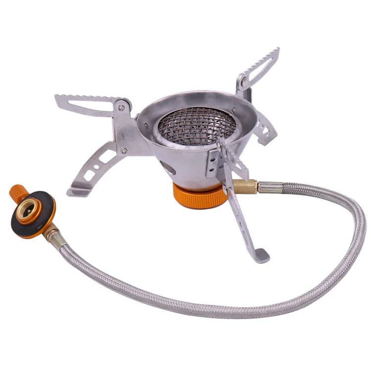 Hiking Gas Stoves Outdoor Picnic Stove Fire Maple Ultralight Portable Stainless Steel Gas Furnace Camping Gas Burners