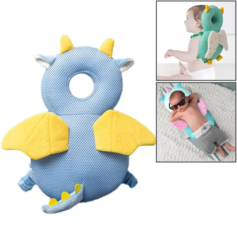 Almohada para bebé, almohadilla de protección para la cabeza, cojín de seguridad, reposacabezas, mochila, cojín de resistencia a la caída, Protector de cabeza y espalda