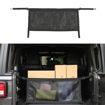 

Rear Trunk Screen Cargo Oxford Cloth Net for Jeep Wrangler JL 2018+ Black Isolation Network Fences Car Interior Accessories