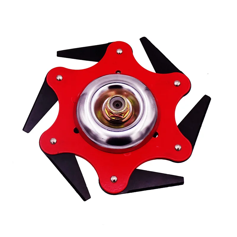 universal-6-blades-trimmer-head-for-lawn-mower-Garden-Tool-trymer-Brush-Weed-Cutter-Blades-65Mn