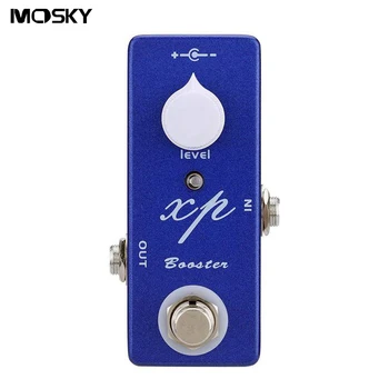 

MOSKY XP Booster Guitar Pedal Clean Booster Guitar Effect Pedal True Bypass Full Metal Shell Switching Guitar Accessories