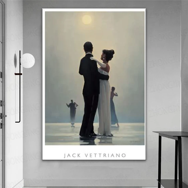 Paintings by Jack Vettriano Printed on Canvas 2