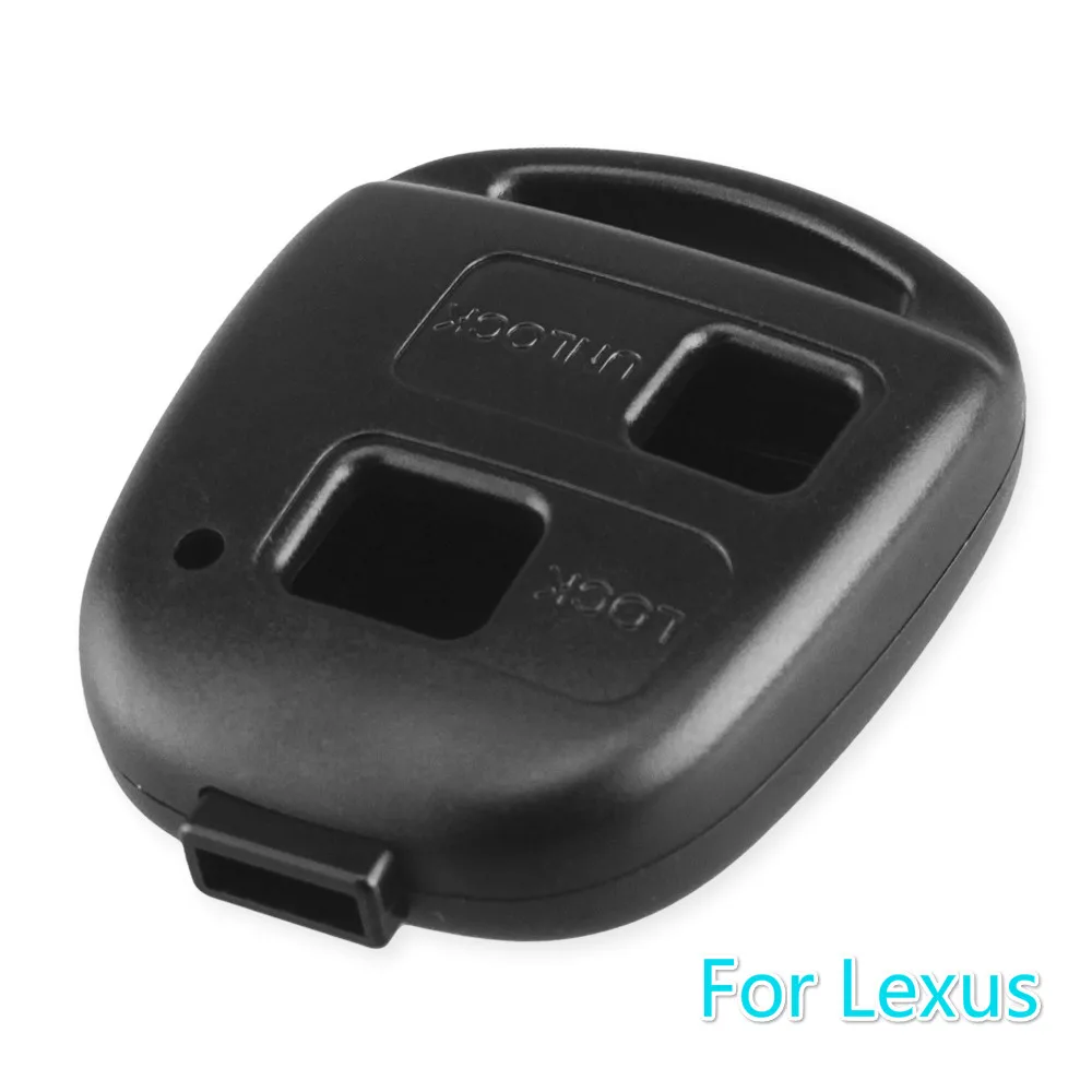 KEYYOU без лезвия 2/3 BT пульт дистанционного управления автомобильный ключ чехол для ключей для Toyota Land Cruiser YARIS CAMRY RAV4 для Lexus RX300 ES300 LS400 GX460 - Количество кнопок: 2 Buttons