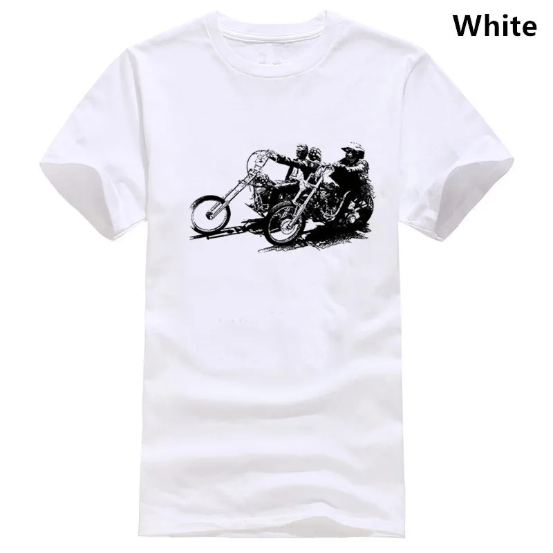 mens womens EASY RIDER MOVIE 100% COTTON S-XXXL SIZE PRINTED T-shirt TEE Shirt | Мужская одежда