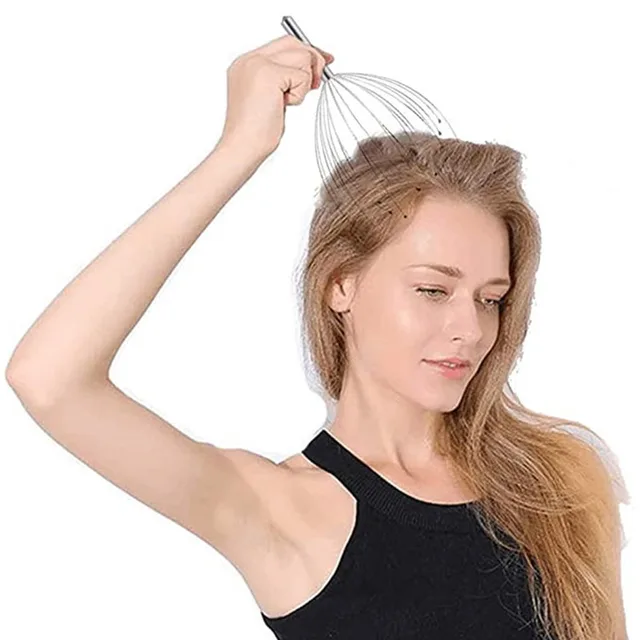 Scalp Massagers With 20 Claws Handheld Head Massage Scratcher For Deep Relaxation Hair Stimulation And Stress