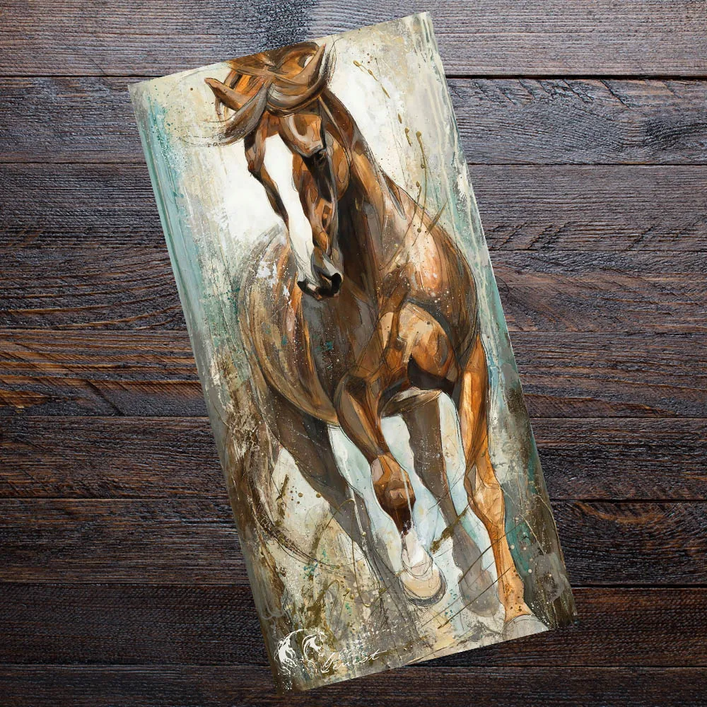 Tableau Cheval 100x100 Peinture acrylique | Tableaux / Toiles | Pier Import