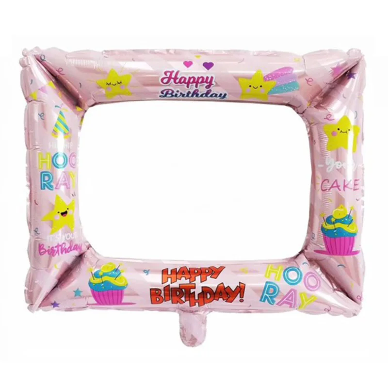 1 шт. фотобудка на день рождения фольга воздушные шары с днем украшение для