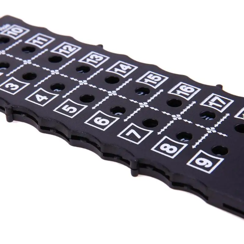 18 Hole Golf Stroke Score Card Counter Golf Score Indicator with Key Chain