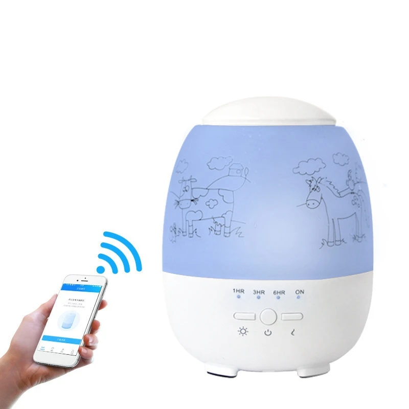 Горячий умный WiFi контроль ароматерапия машина, домашний увлажнитель воздуха, домашний декор очиститель воздуха EU Plug