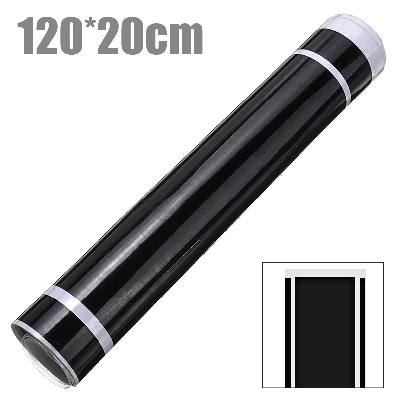 1 Roll 120*20cm Car Styling Black Hood Racing Rally Stripes Graphic Decal Vinyl Truck Decoration Universal Sticker | Автомобили и