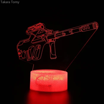 

New Lamp Illusion Touch 3d Table Lamp Base Sleep Light Battle Royale Party Decoration Nightlight Christmas Gifts