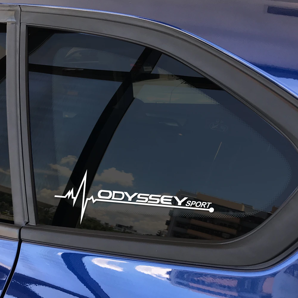 2PCS 20*7CM Car Side Window Waterproof Stickers For Honda Odyssey Sports Trim Vinyl Reflective Decals Auto Decor Accessories | Автомобили
