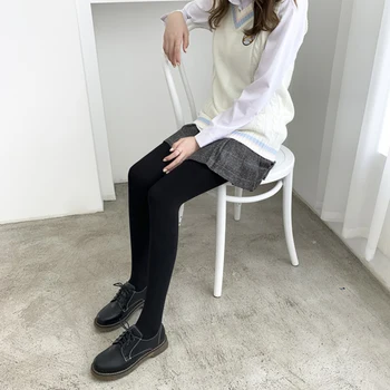 

Women Leggings Slim Legs Leggings Shaped Thickening Velvet Multi-color Elastic Autumn Winter Warm Solid color Female Leggings