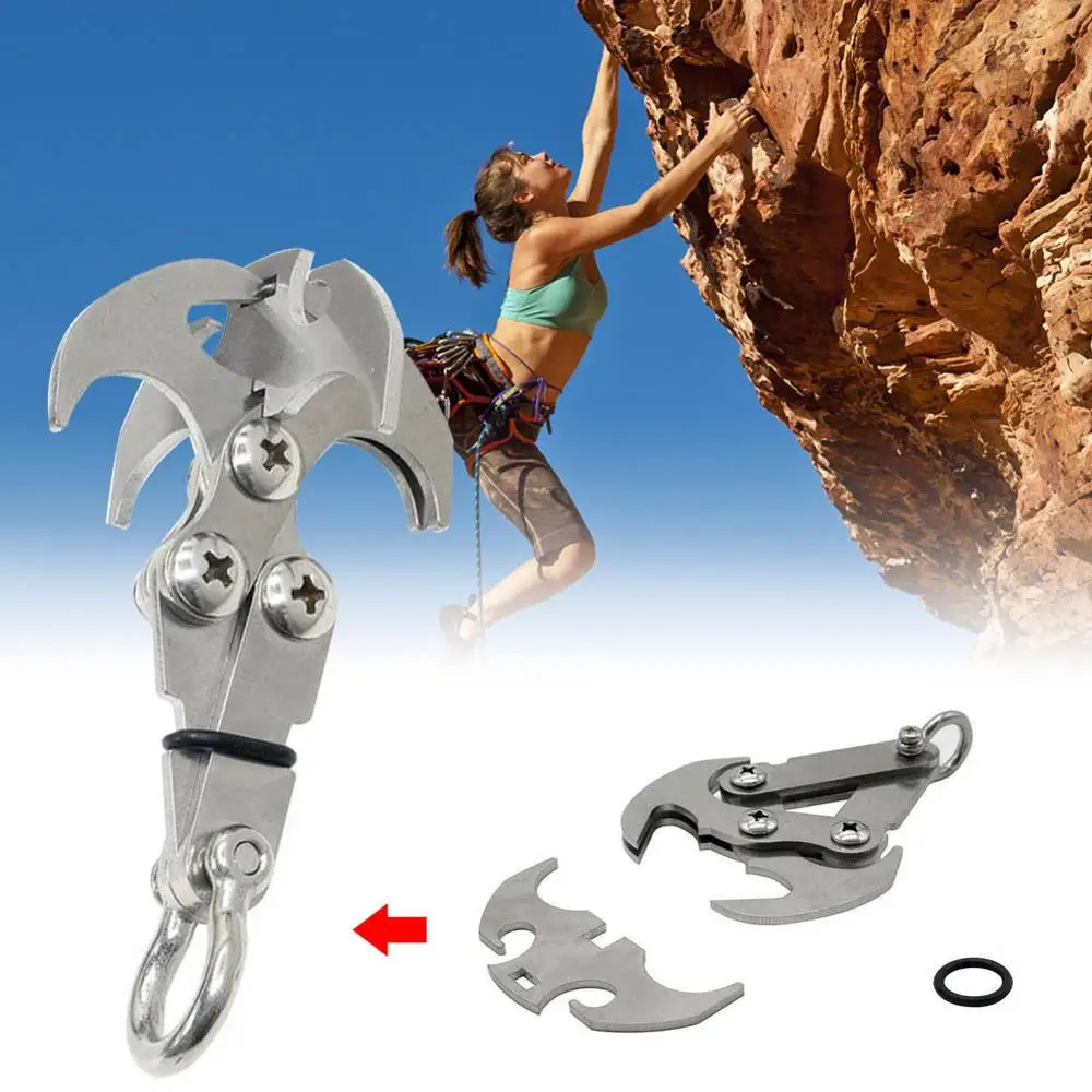 

Metal Strong Claw Hook Outdoor Climbing Multifunctional Folding Grabber Tool Set Unique Design