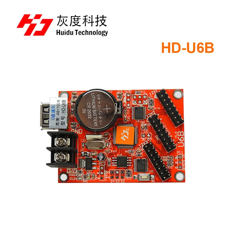Huidu HD-U6A HD U62 HD-U63 HD-U64 HD-U6B HD U60 USB port single and dual color led signs controller led display control led display controller
