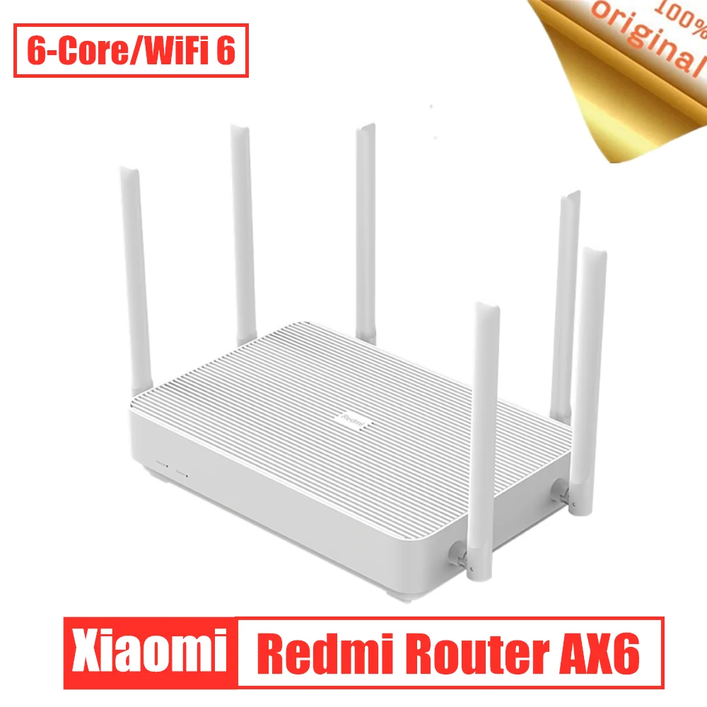 Новый Xiaomi Redmi маршрутизатор AX6 беспроводной Wi Fi 6 ядерный 2 4G/5G 512MB ячеистой сети