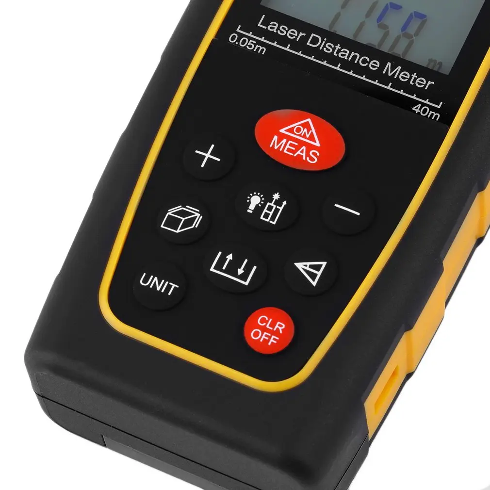 40M Handheld Digital Laser Distance Meter Rangefinder Range Finder Bubble Level Tape Measure Diastimeter 40M Handheld Digital Laser Distance Meter Rangefinder Range Finder Bubble Level Tape Measure Diastimeter