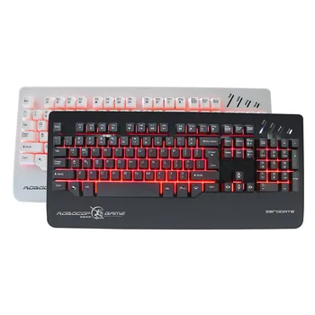

ZERODATE X12 Brand New 3 Colour Changeable Mechanical Gaming Ultimate Keyboard With Backlight 104 Keys Splash Proof For Windows