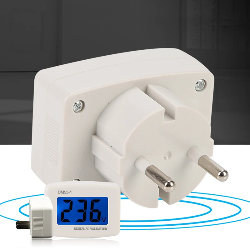 LED Digital Voltage Meter Sri Lanka DM55 110220V Voltage Measuring