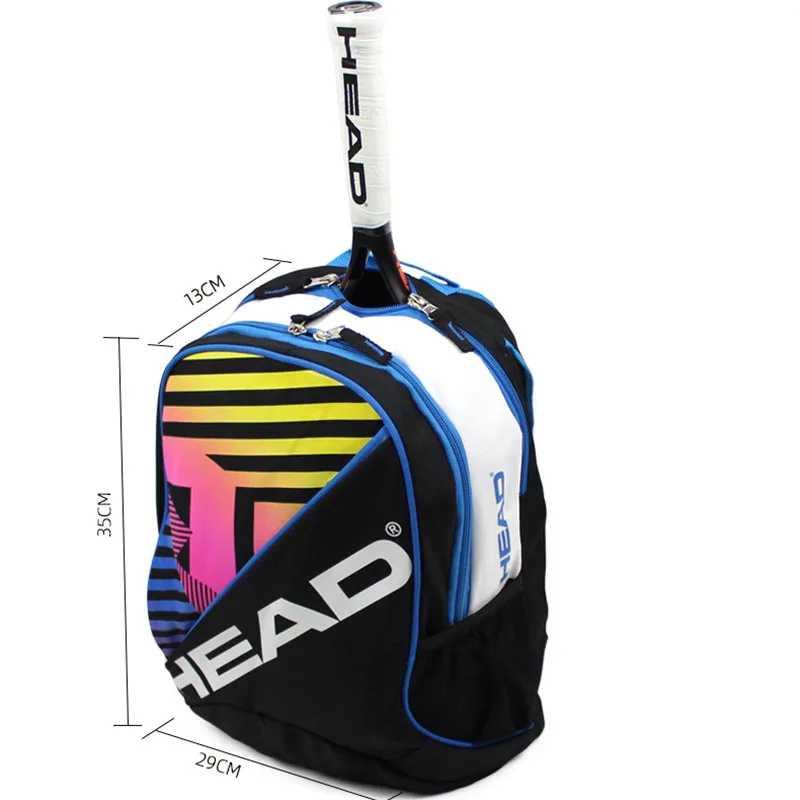 Professional Original Children HEAD Tennis Racket Bag For Badminton Rackets Kids Backpack 1-2 Rackets 3