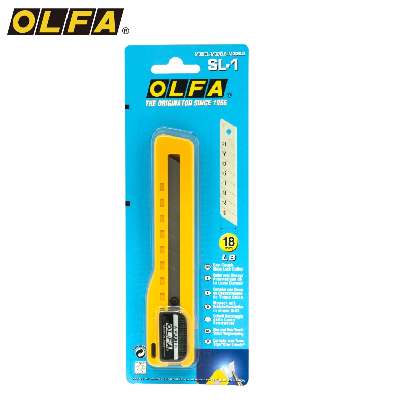OLFA импортный сверхпрочный инструмент универсальный нож OLFA SL-1 бытовой нож крафт нож