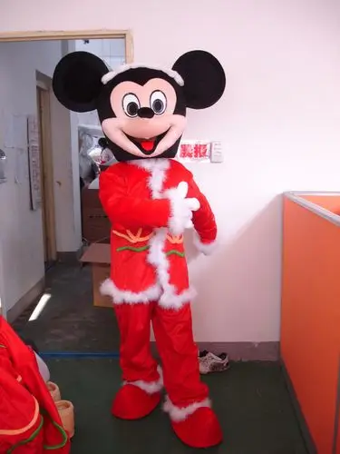 

Classic Version Christmas mouse boy Mascot Costume Adult Halloween Birthday party cartoon Apparel Cosplay Costumes