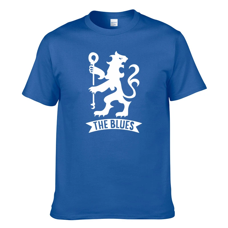 

Chelsea F.C The Blues TShirt Football Fans TShirts New Men's Casual Summer Cotton TShirts Hip Hop Streetwear Harajuku Shirts