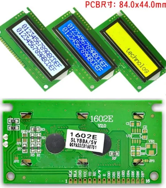 2 6 дюймовый 16PIN HD COB STN/FSTN 1602E экран модуля SPLC780C контроллер параллельный интерфейс 3