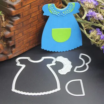 

Embossing Steel Baby Clothes Dress Set Cutting Dies Stencils DIY Scrapbooking Card Album Photo Painting Template Metal Craft