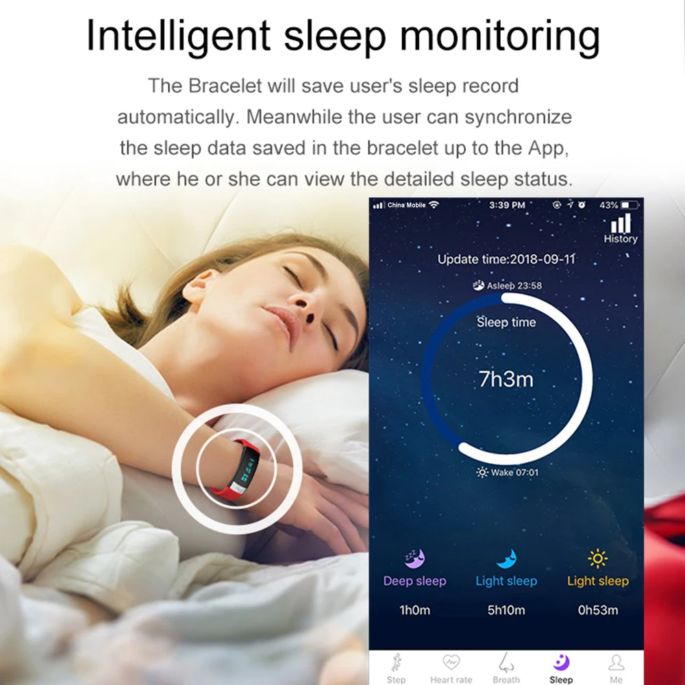 Умный Браслет IP67 водонепроницаемый спортивный трекер Браслет спящий ECG мониторинг сердечного ритма калорий вычисление Смарт-часы