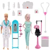 Doctor And Nurse Clothes, Mini Medical Equipment,Protective Suit,Uniform Suitable For 11.5 Inch Ken & 30cm Doll Bjd,Accessories 1