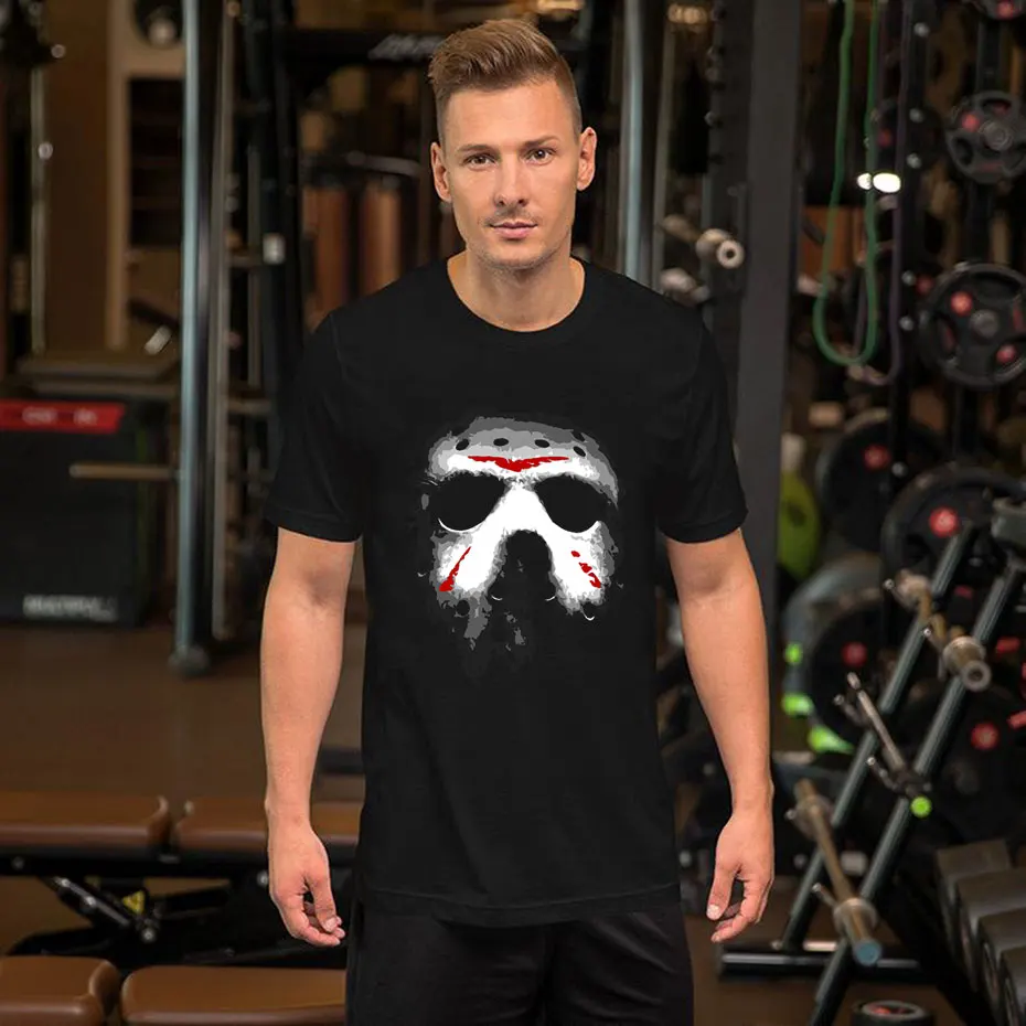Качественная хлопковая Футболка Friday The 13th Dapper Jason Lives Мужская футболка нового дизайна для отдыха с круглым вырезом Homme