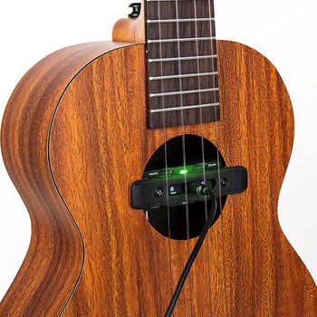 

U0 Ukulele Pickup Built-In Chorus Delay Reverb Effects Soundhole Dual Channel Pick Up System Acoustic Ukulele Accessories