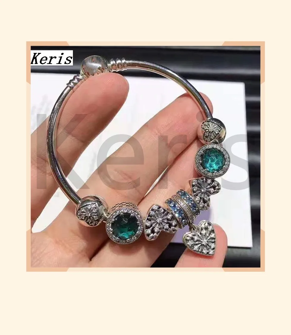 

High Quality Original 1:1 100% Silver Charm Cat Eye Pendant Chain Bracelet Free Delivery